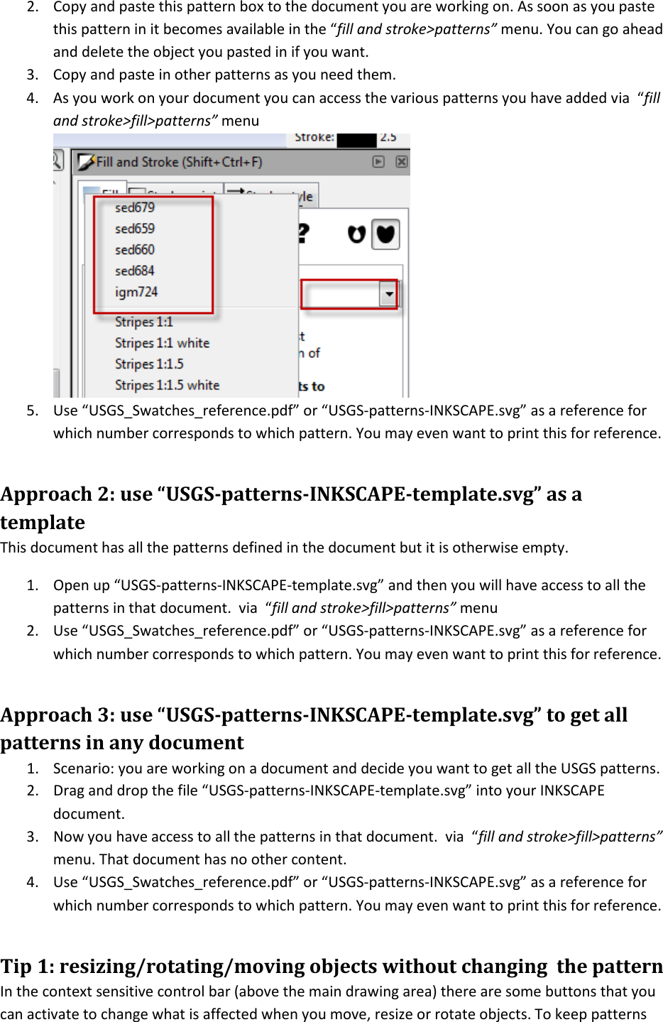 Page 2 of 3 - USGS Inkscape Pack Instructions