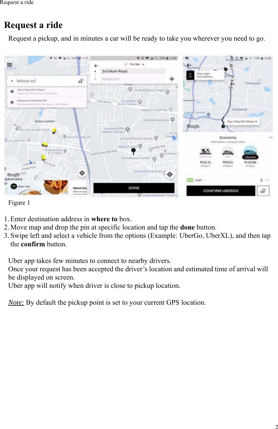 Page 4 of 7 - Cover Page Uber User Guide