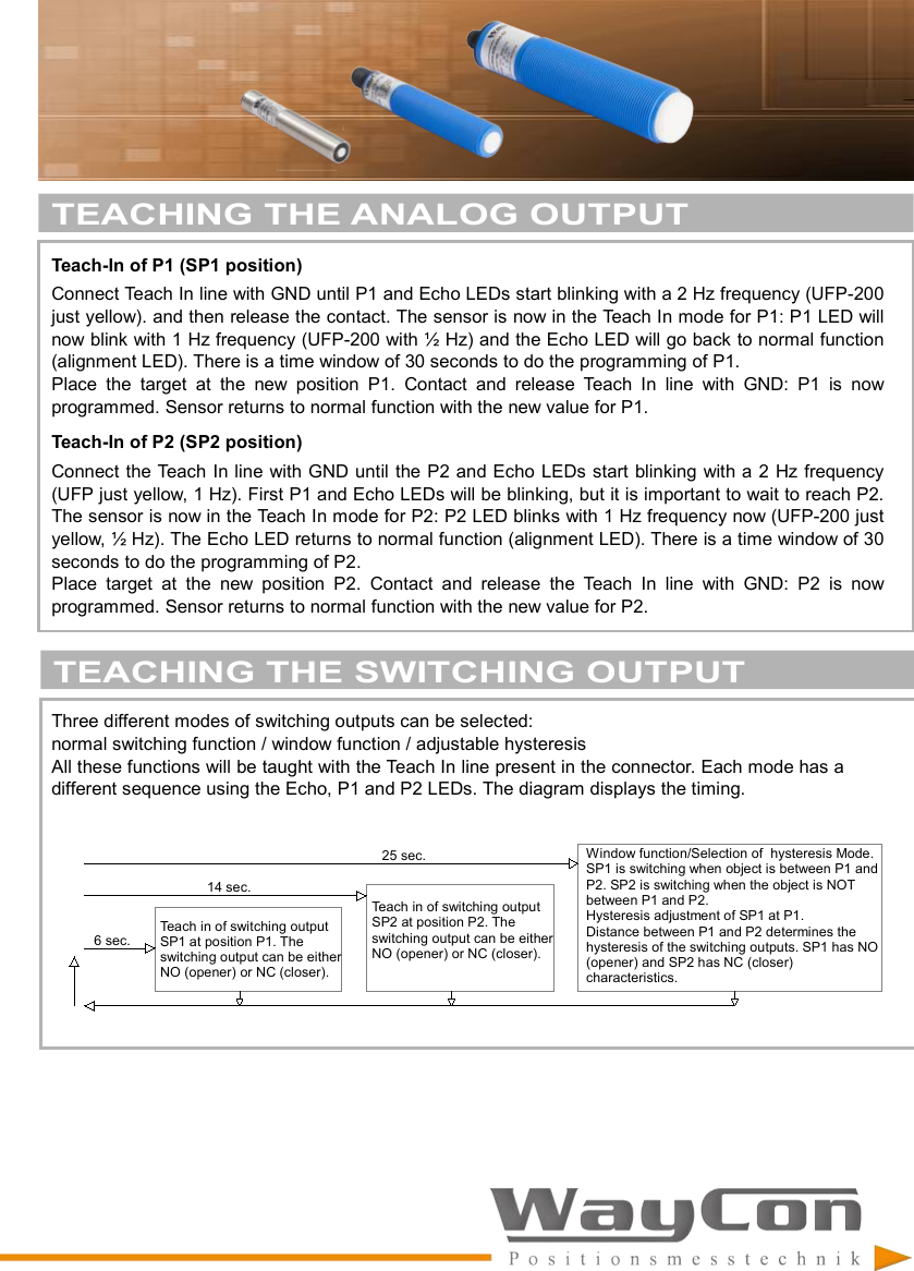 Page 5 of 8 - Installation Guide UFP Ultrasonic-Sensor-UFP-Installation-Guide