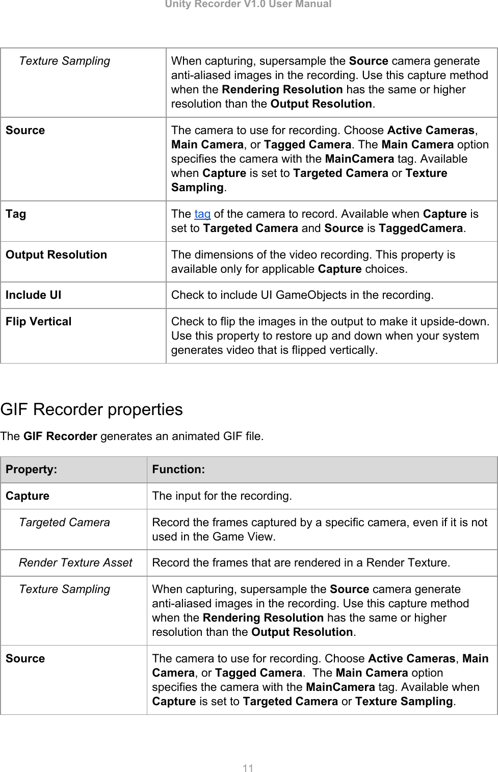 Page 11 of 12 - Unity Recorder V1User Manual