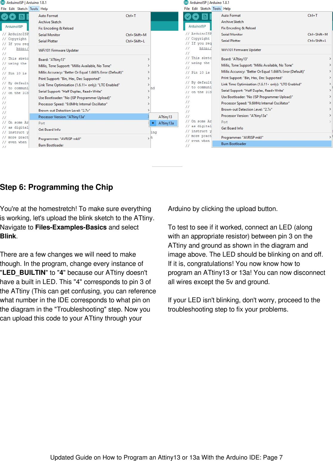 Page 7 of 9 - Updated Guide On How To Program An Attiny13 Or 13a With The Arduino IDE Updated-Guide-on-How-to-Program-an-Attiny13-or-13a