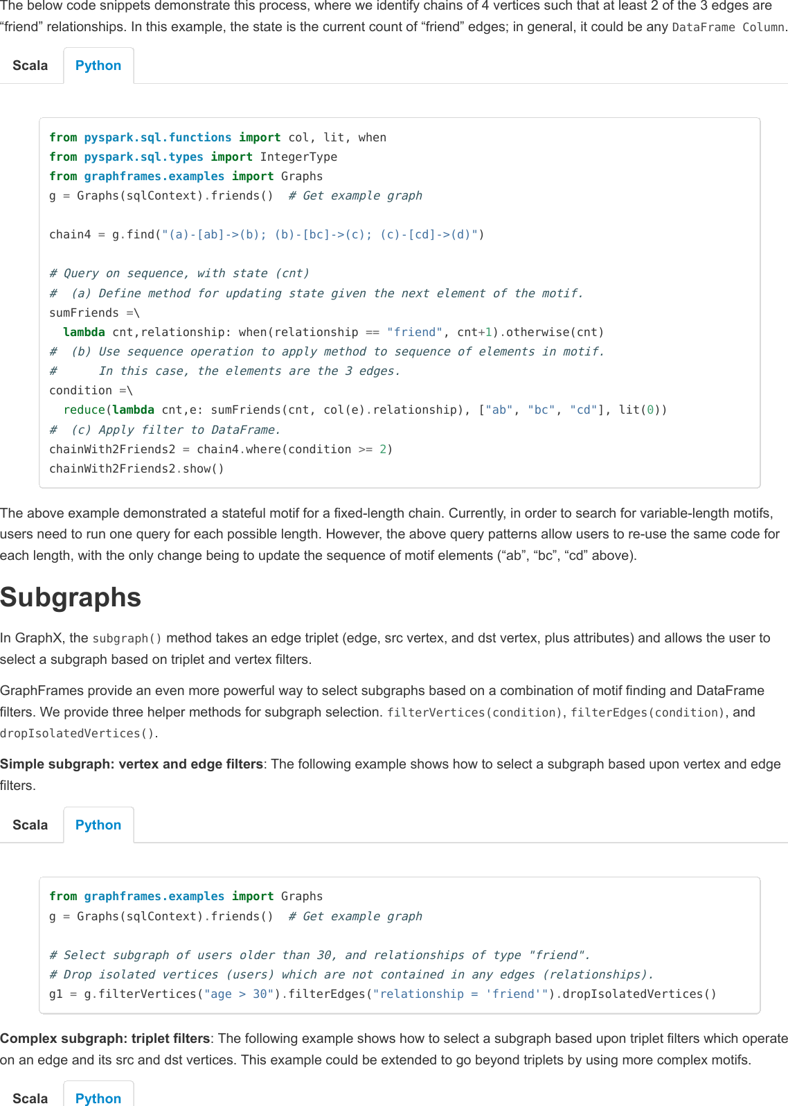 Page 4 of 8 - User Guide - Graph Frames 0.6.0 Ation