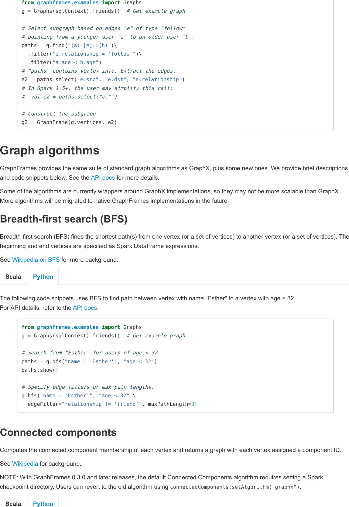 Page 5 of 8 - User Guide - Graph Frames 0.6.0 Ation