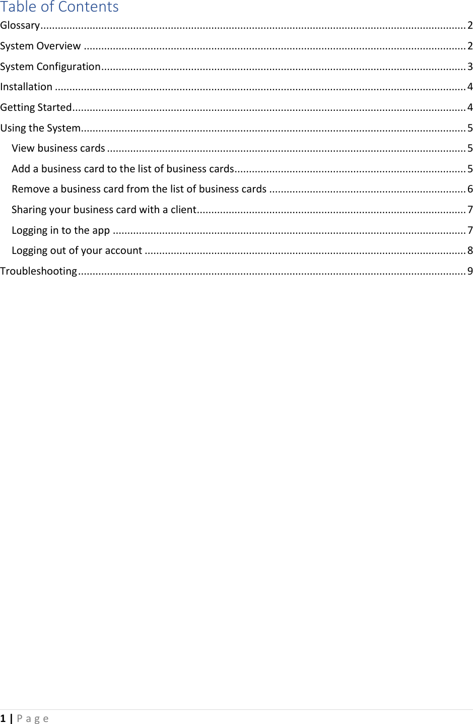 Page 2 of 11 - Smart Nfc Card Application User Manual