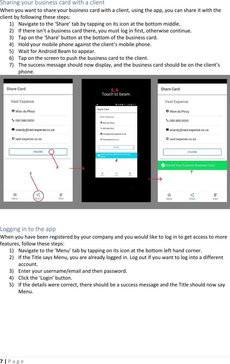 Page 8 of 11 - Smart Nfc Card Application User Manual