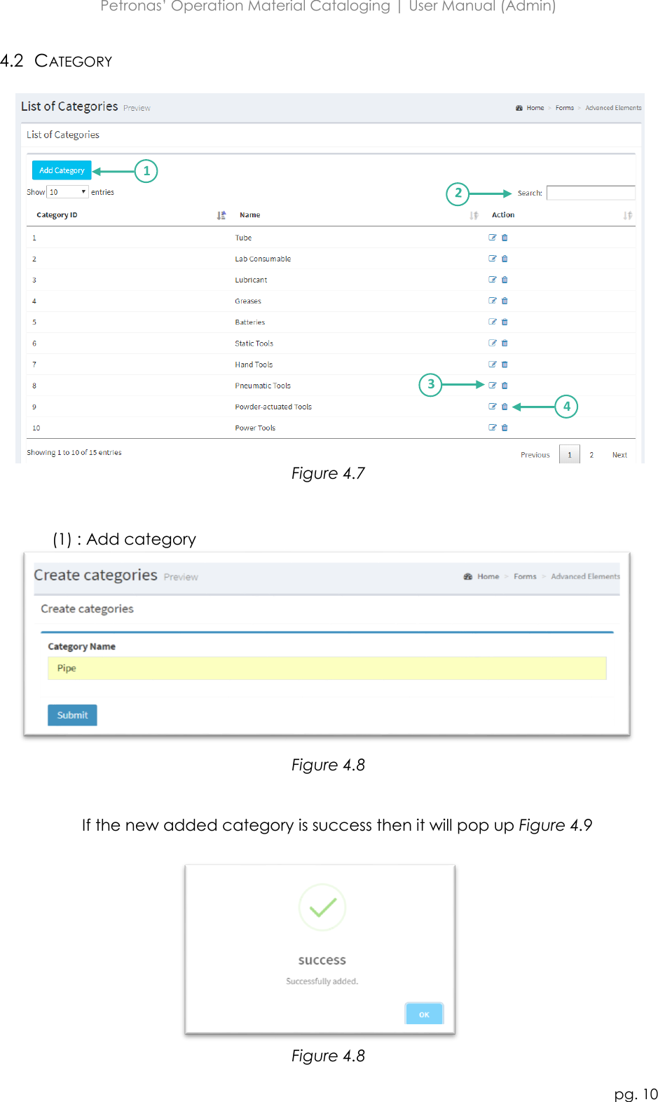Page 10 of 12 - User Manual (Admin)