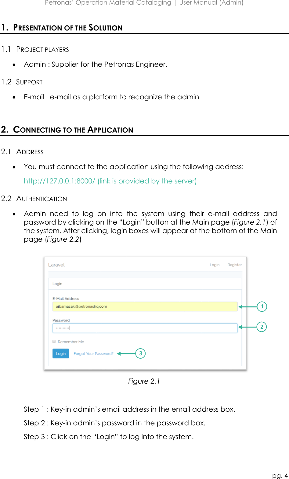 Page 4 of 12 - User Manual (Admin)