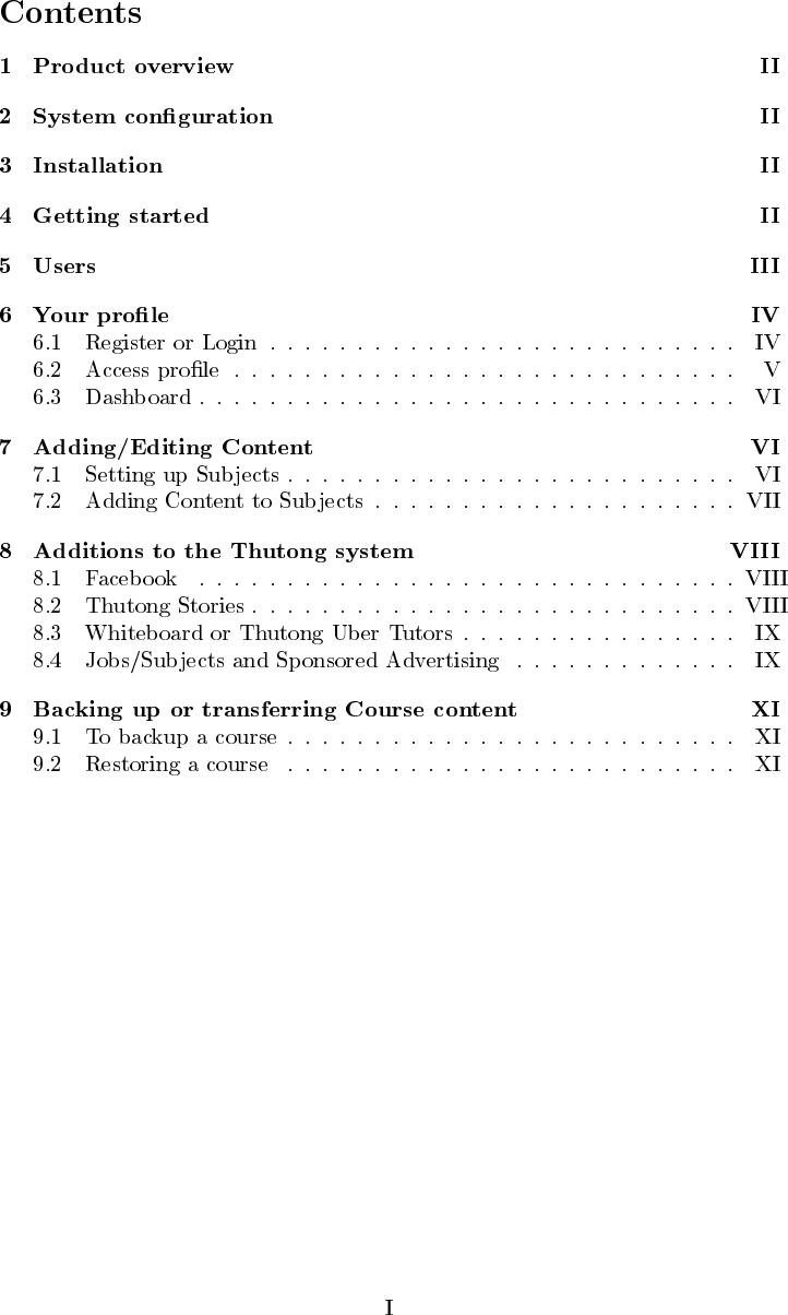 Page 2 of 12 - User Manual Thutong