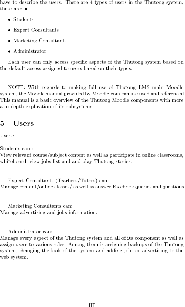 Page 4 of 12 - User Manual Thutong
