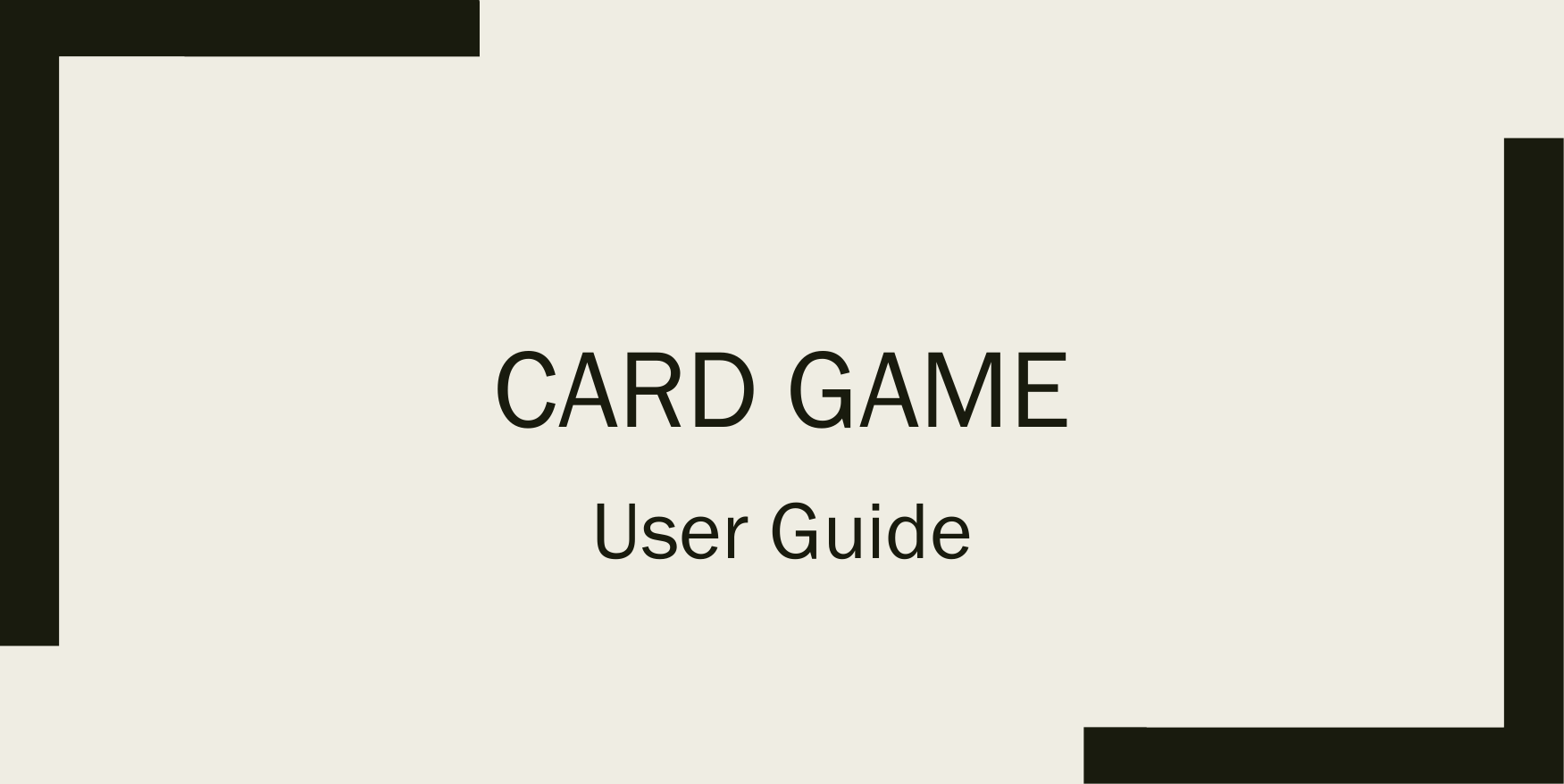 User Guide