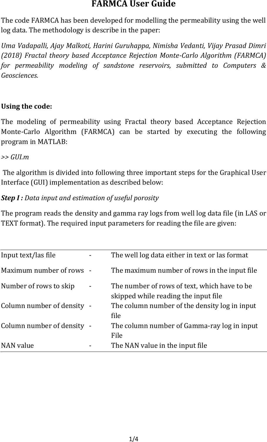 Page 1 of 4 - User Guide