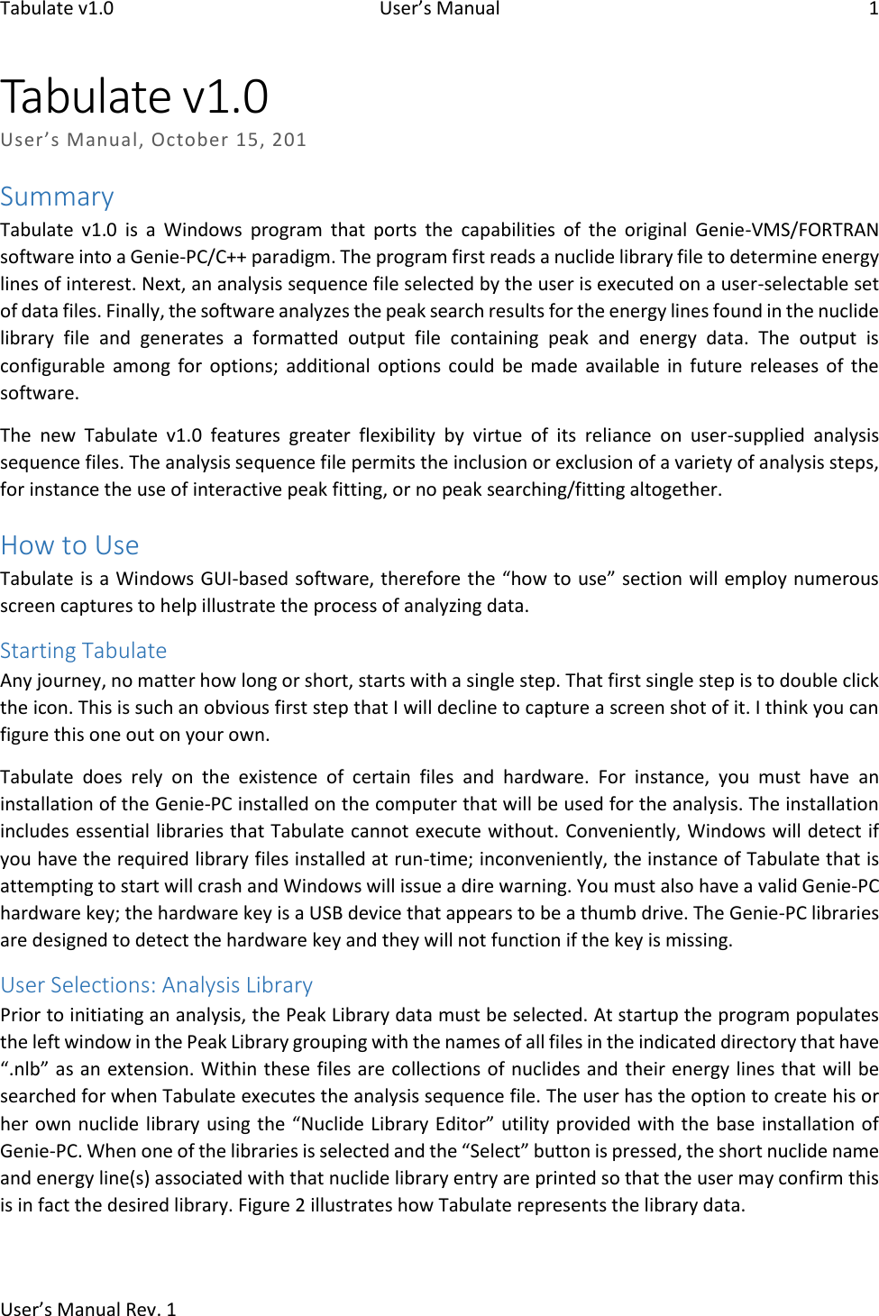 Page 1 of 7 - User Manual