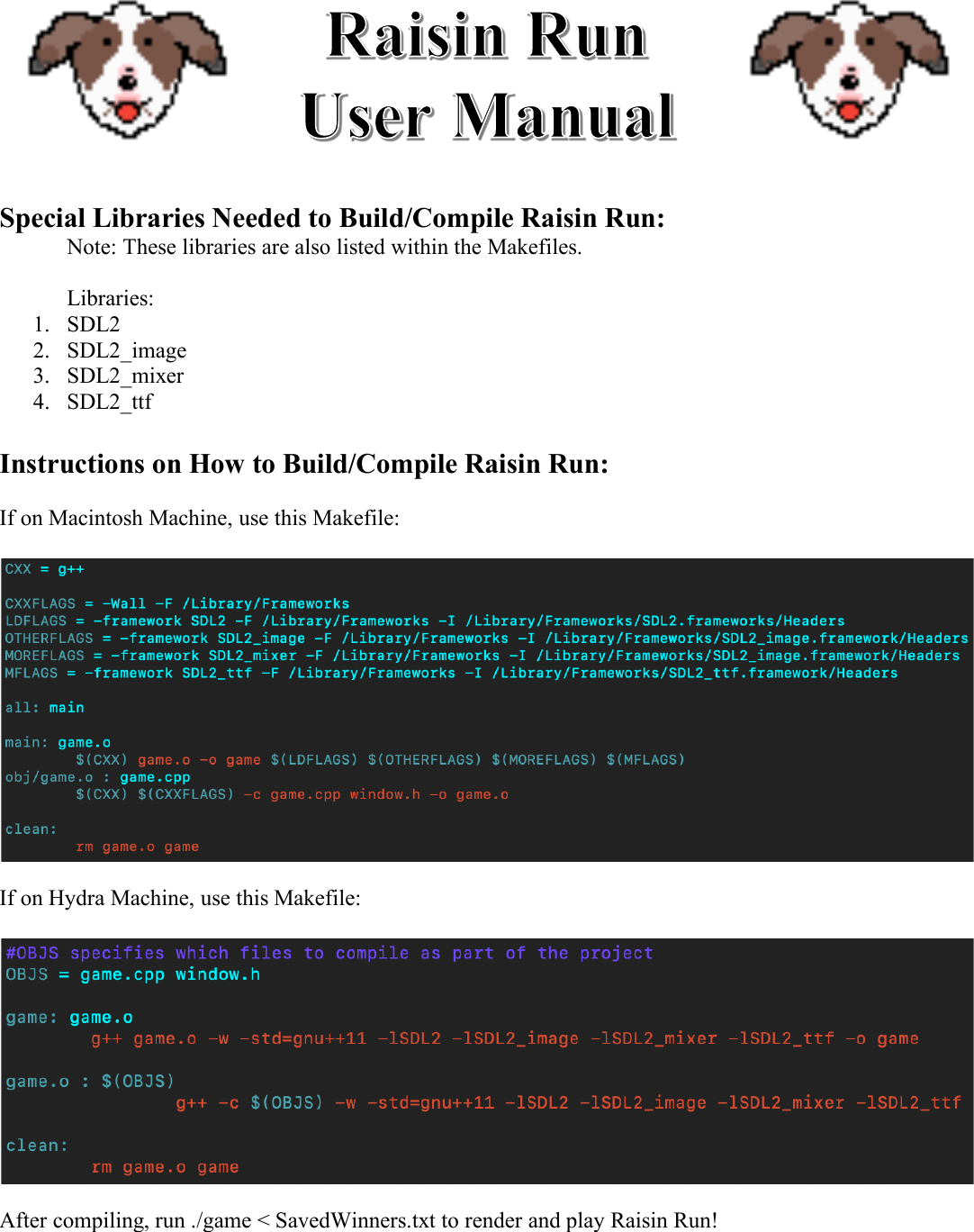 Page 1 of 2 - User Manual