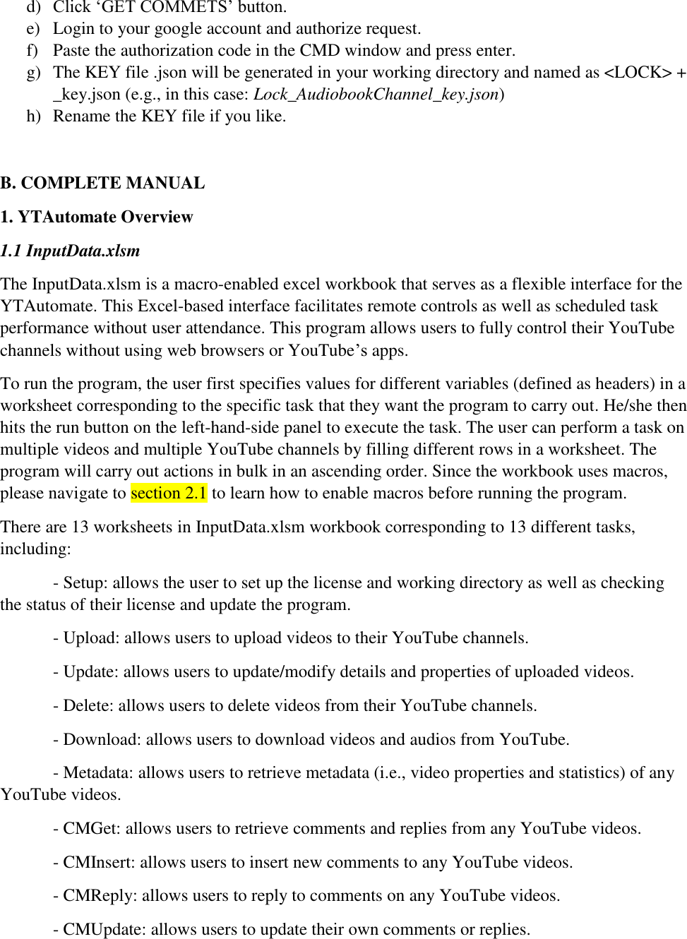 Page 2 of 11 - Users Manual
