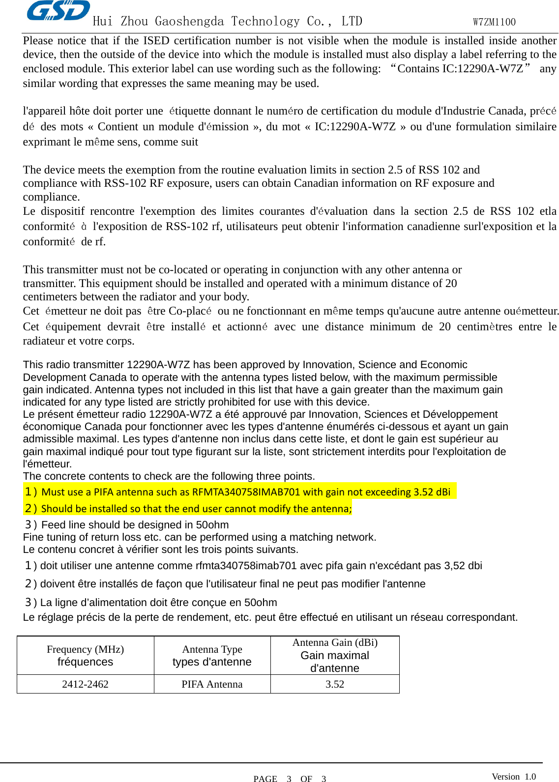 Page 3 of 4 - 产品规格书 Users-Manual-4116266