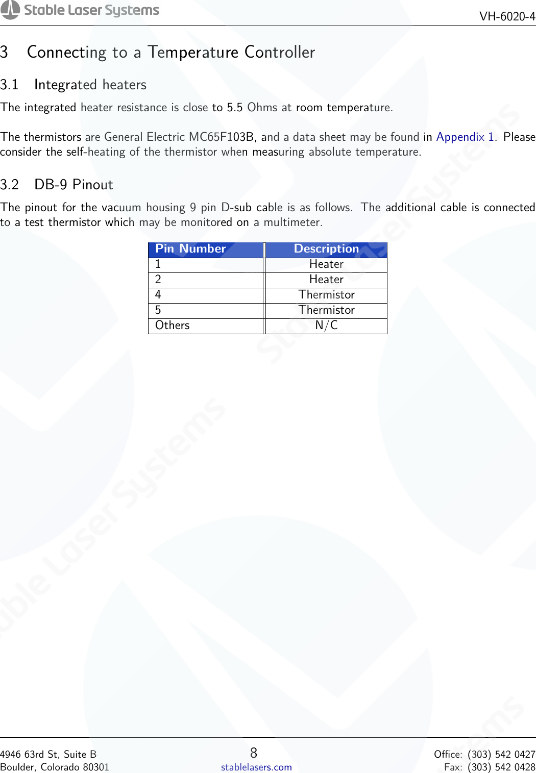Page 9 of 11 - VH6020-4 R3 Manual