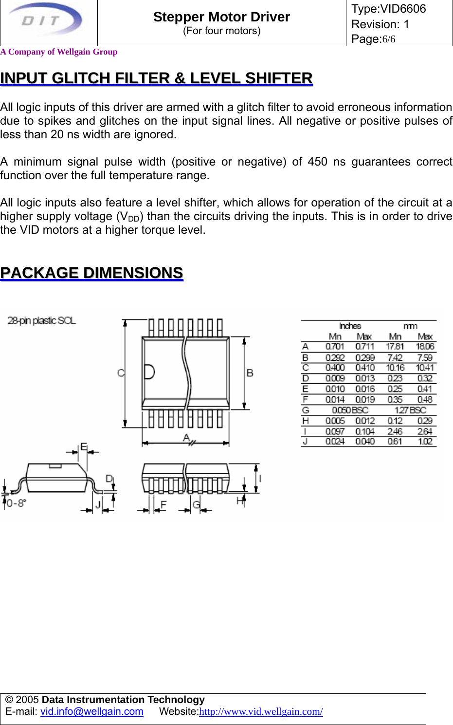 Page 6 of 6 - VID6606 Manual 060809 Stepper Motor Driver
