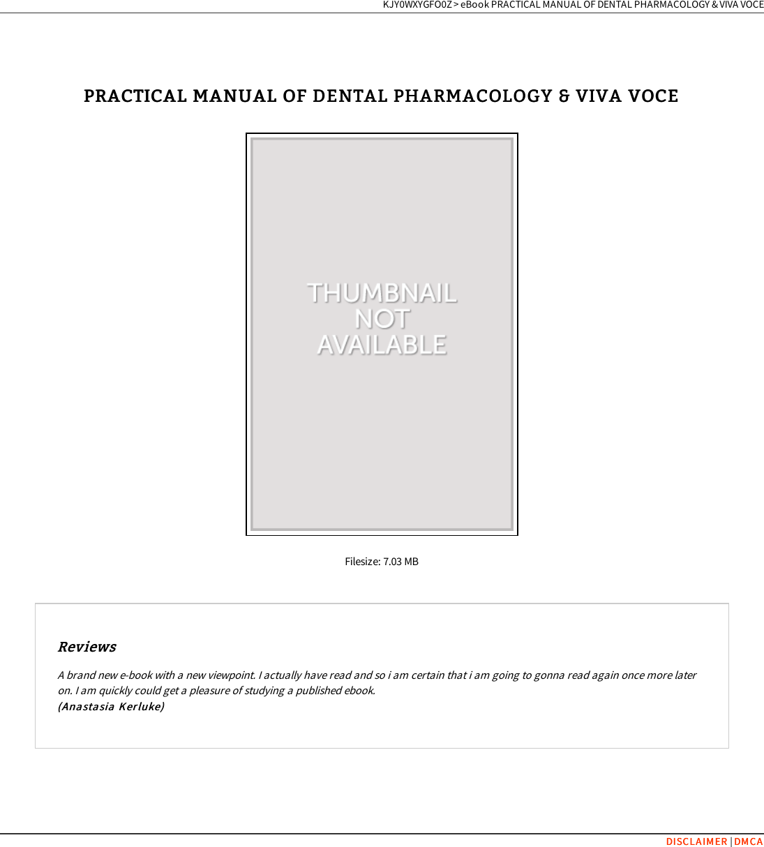 Page 1 of 3 - Book PRACTICAL MANUAL OF DENTAL PHARMACOLOGY & VIVA VOCE # WTH8ZRLY2KM0 VLH3z Gnu W-practical-manual-of-dental-pharmacology-amp-viva-doc