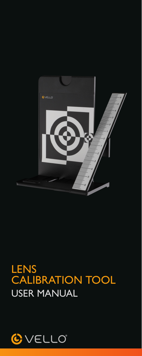 Page 1 of 4 - Vello Lens-2020 Lens Calibration Tool User Manual