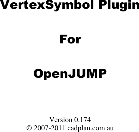 VertexSymbolUserGuide Vertex Symbol User Guide