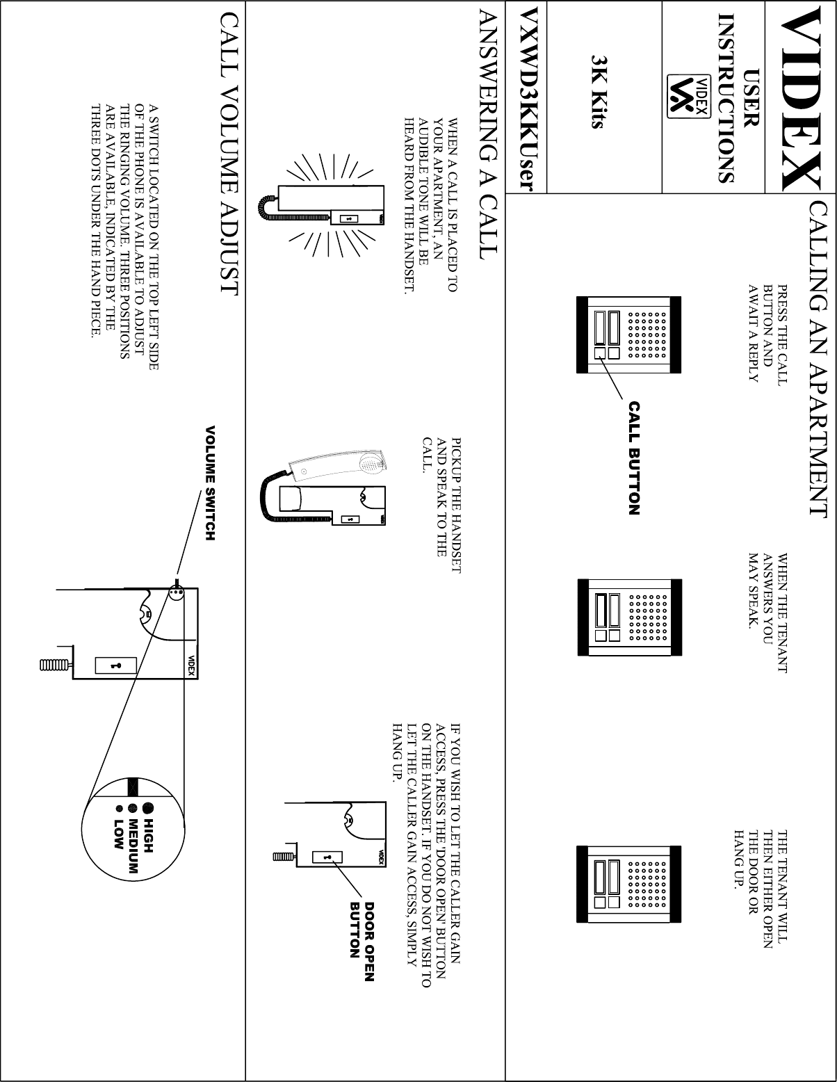 Page 3 of 3 - 3K13K2 Videx-3K-series-Kit-Manual