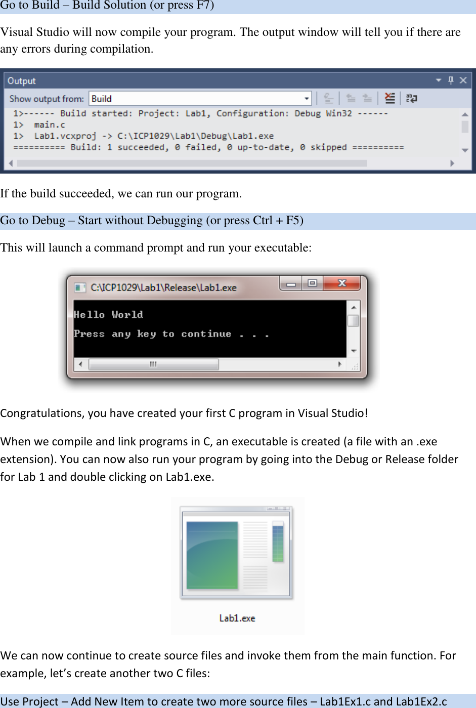 Page 5 of 7 - Visual Studio Guide