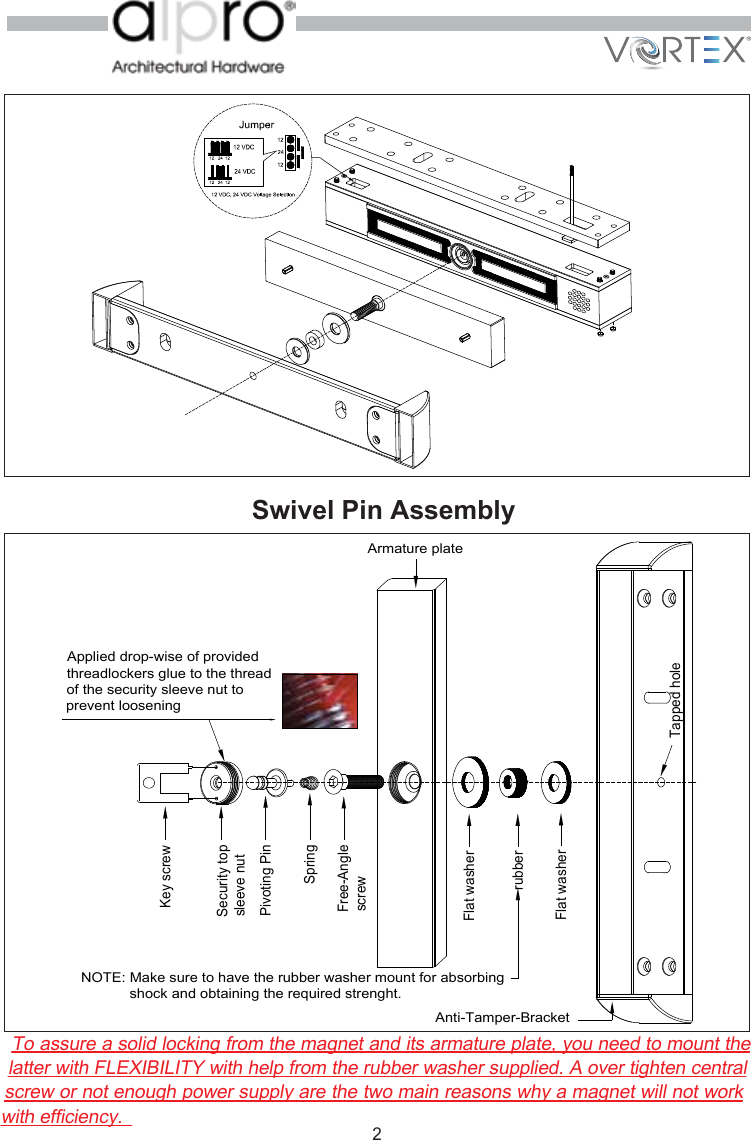 Page 3 of 6 - Vortex_English Manual 2011.10.10 Vortex-AL2400-Electromagnet-Instructions-Mar12
