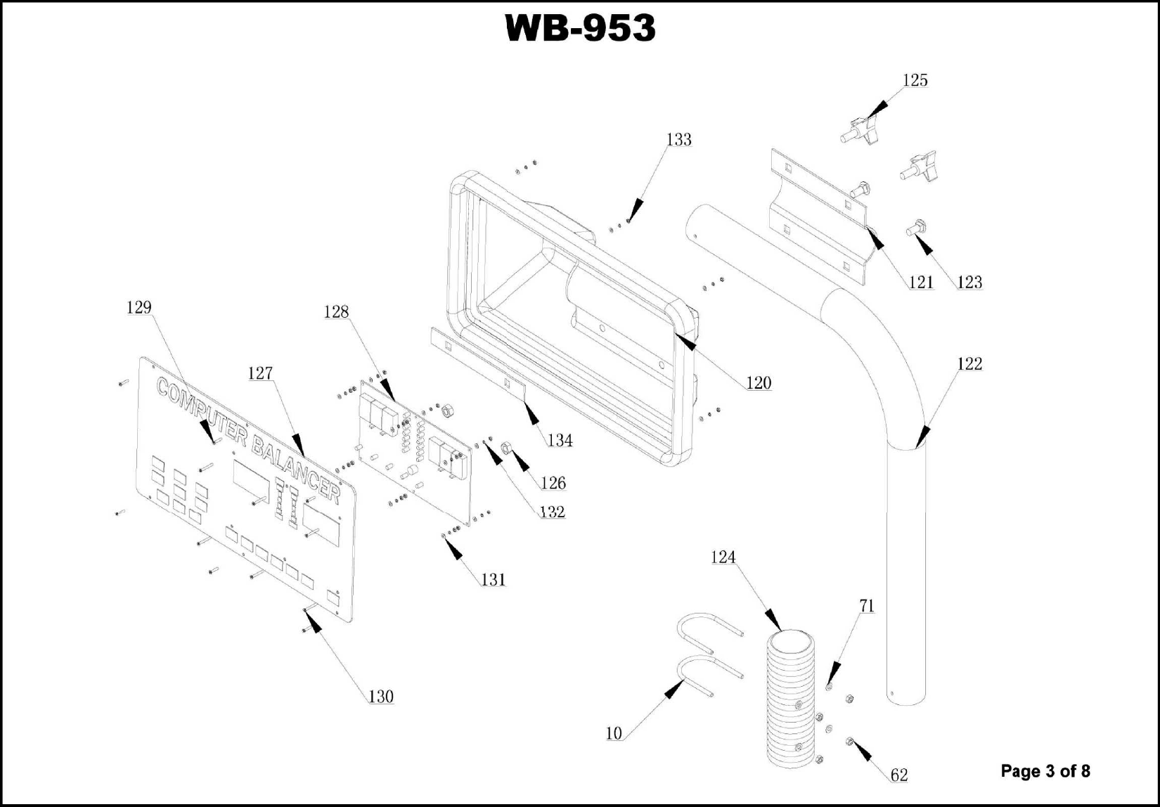 Page 3 of 8 - WB-953-8 WB-953_parts WB-953 Parts