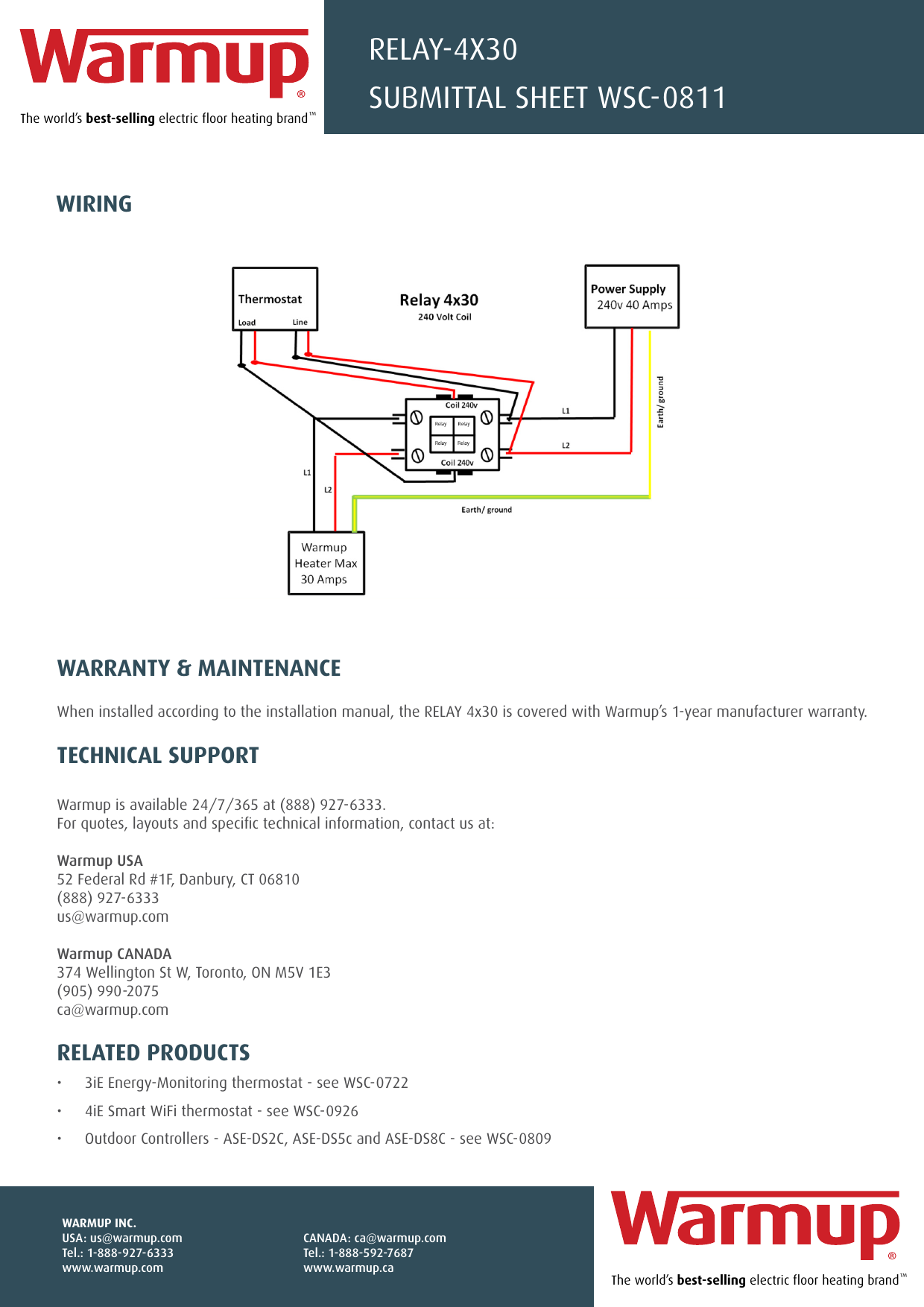 Page 2 of 2 - WSC-0811 Submittal-sheet Relay-4by30