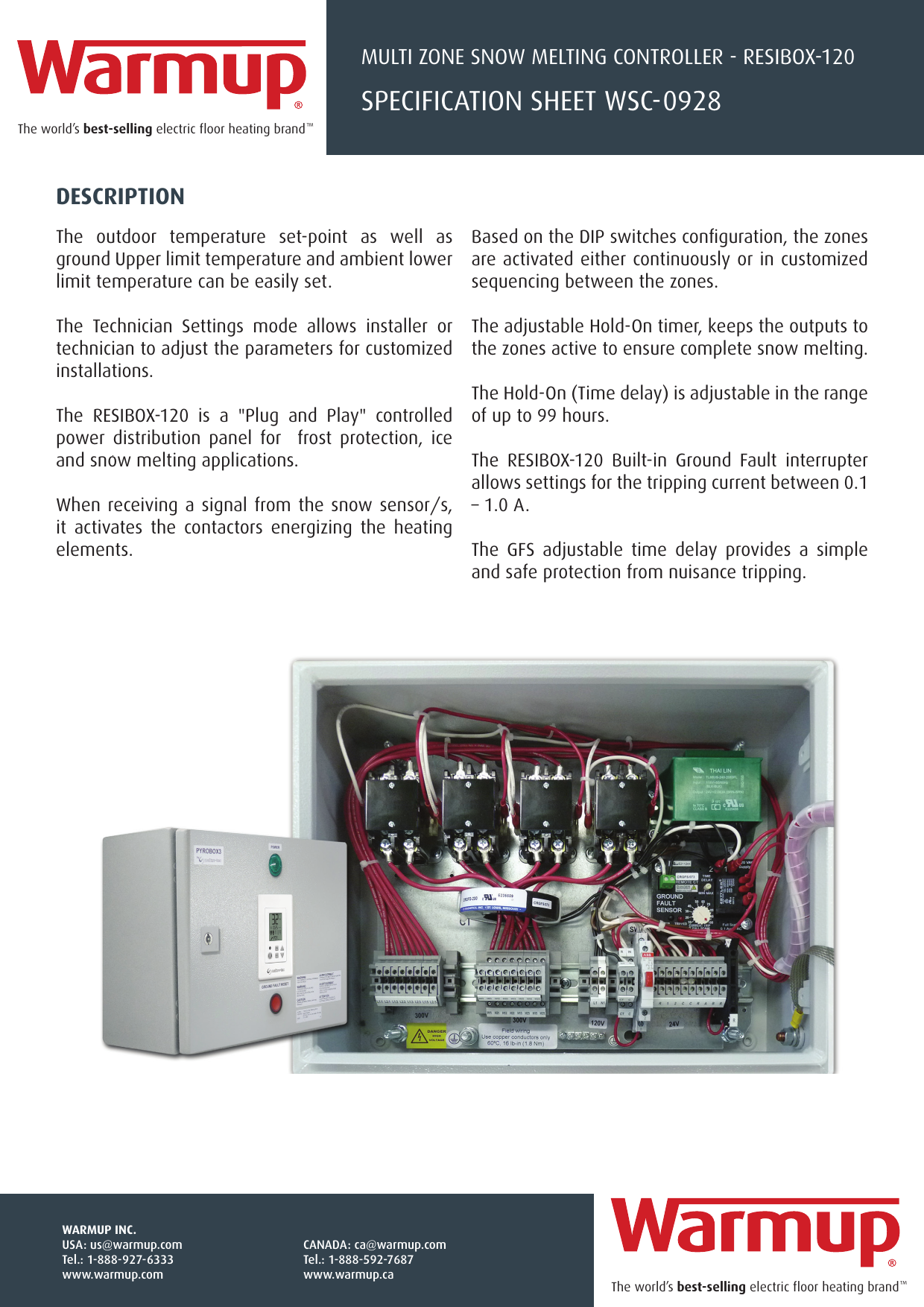 Page 1 of 3 - WSC-0928 Submittal-sheet Resibox120