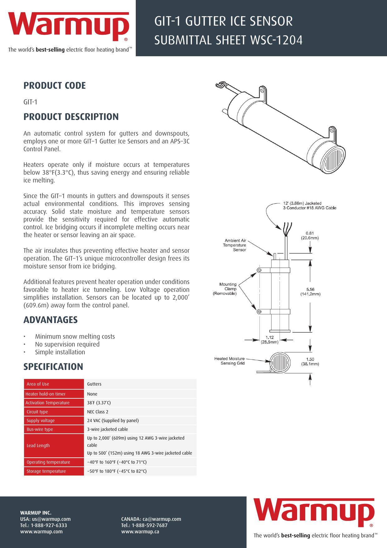 Page 1 of 3 - WSC-1204 Submittal-sheet GIT1