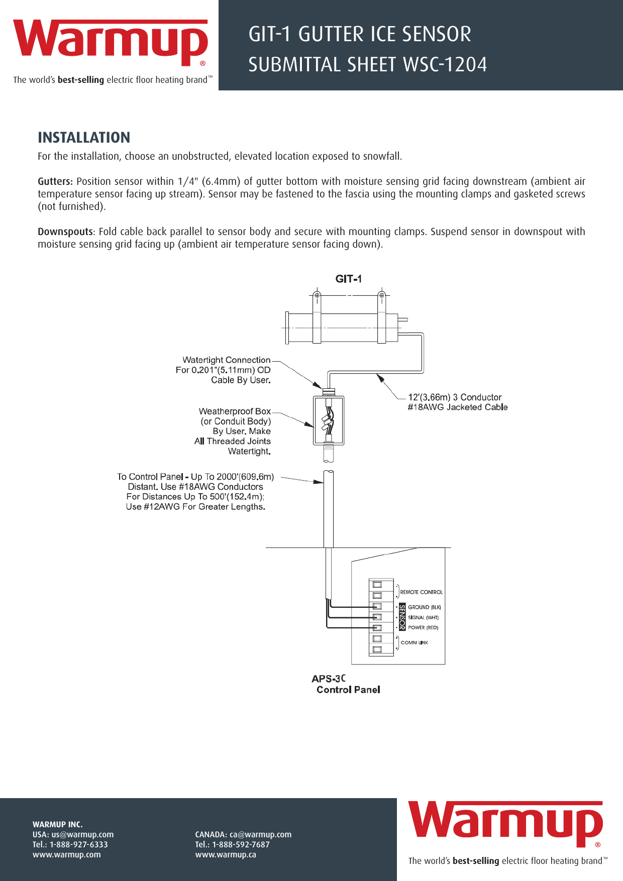 Page 2 of 3 - WSC-1204 Submittal-sheet GIT1