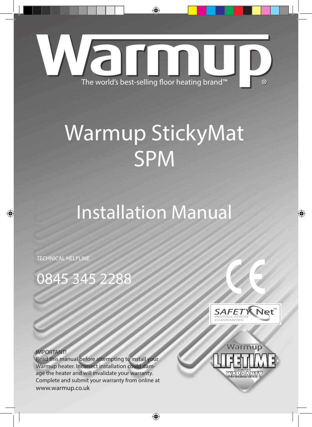 Page 1 of 12 - Warmup-Sticky Mat-Installation-Manual