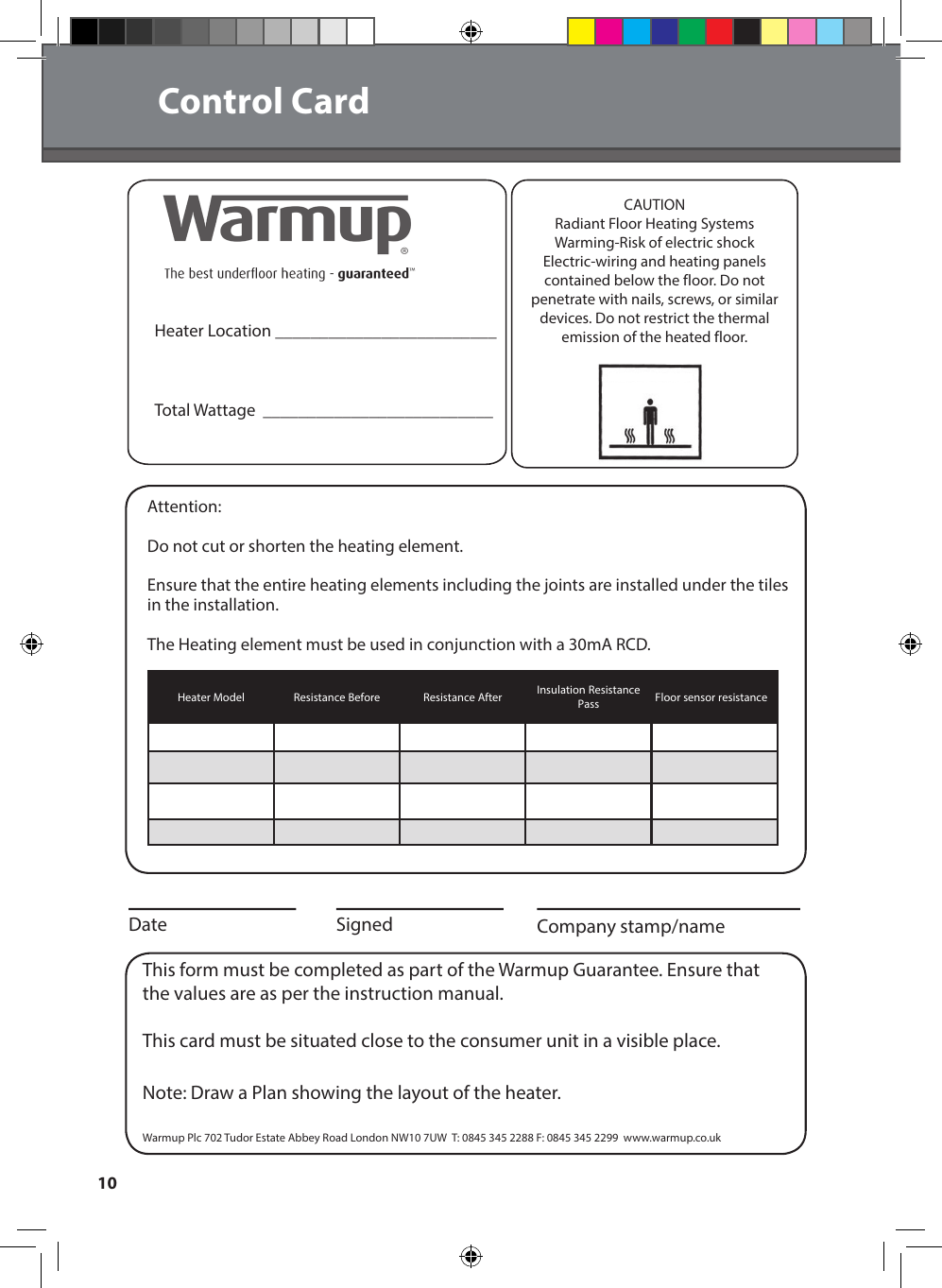 Page 10 of 12 - Warmup-Sticky Mat-Installation-Manual
