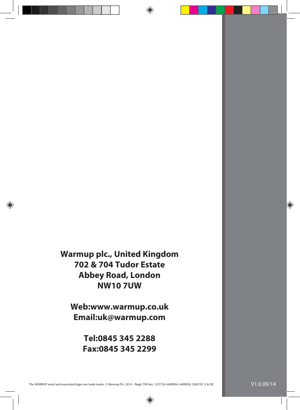 Page 12 of 12 - Warmup-Sticky Mat-Installation-Manual