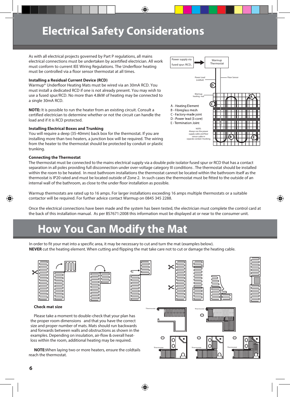 Page 6 of 12 - Warmup-Sticky Mat-Installation-Manual
