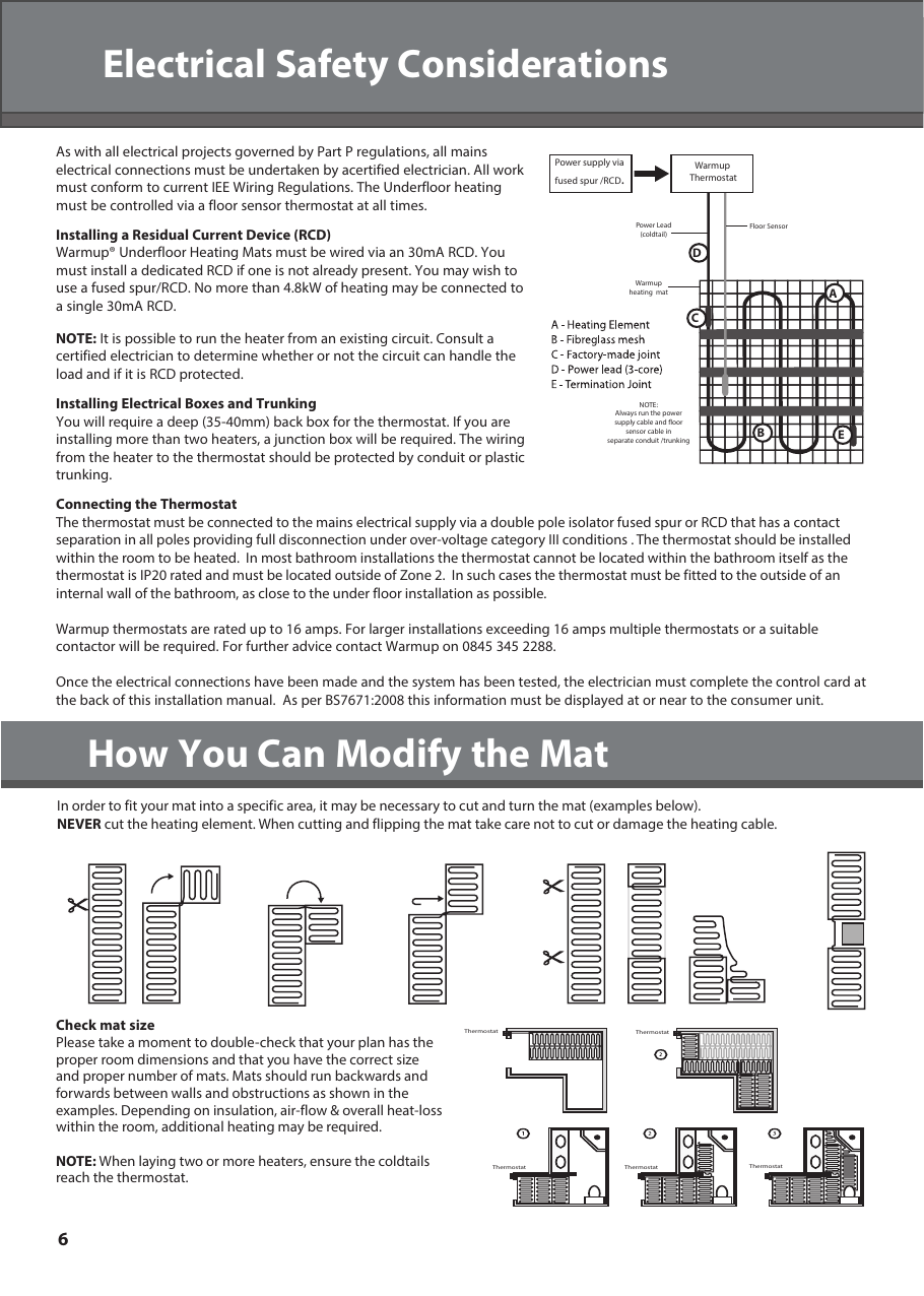 Warmup Electric Underfloor Heating Instructions Floor Roma