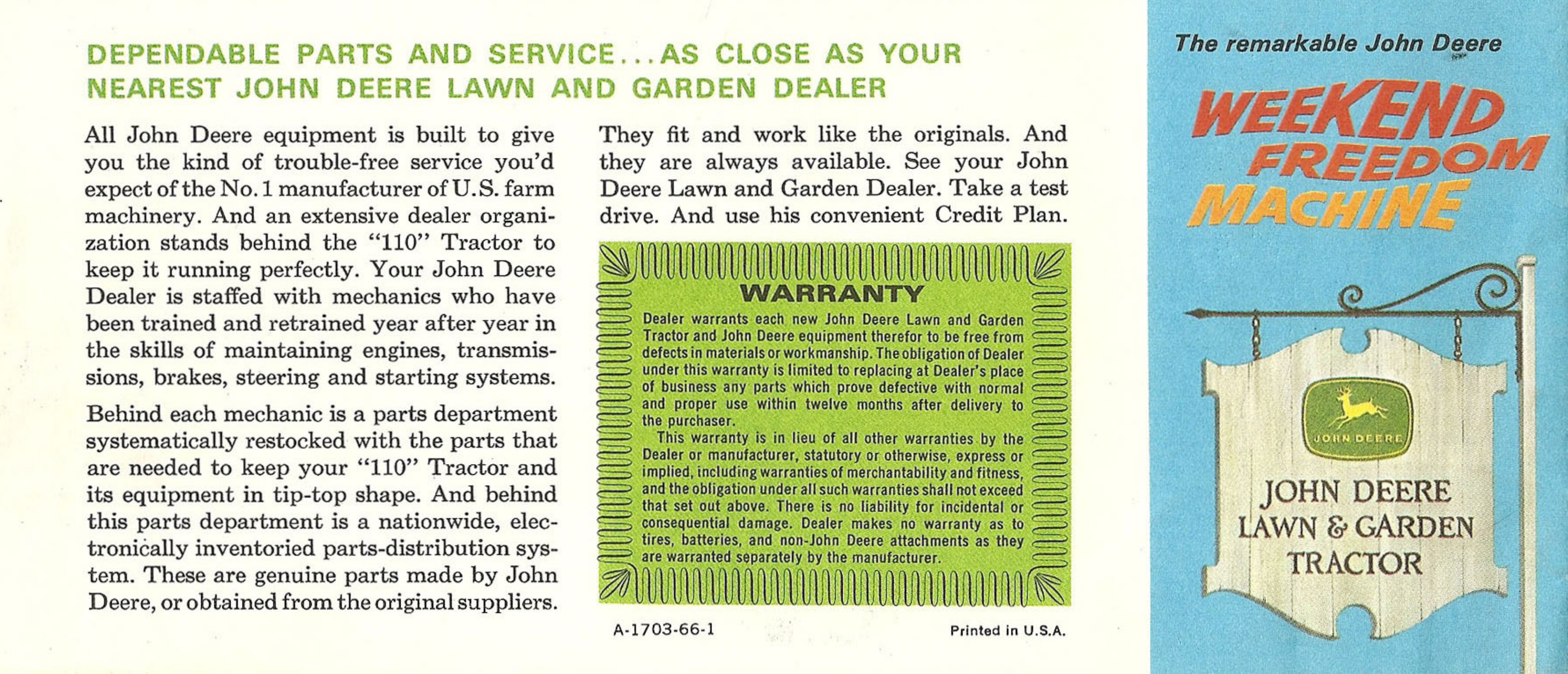 Page 8 of 8 - Weekend Freedom Machines 110(A-1703-66-1)