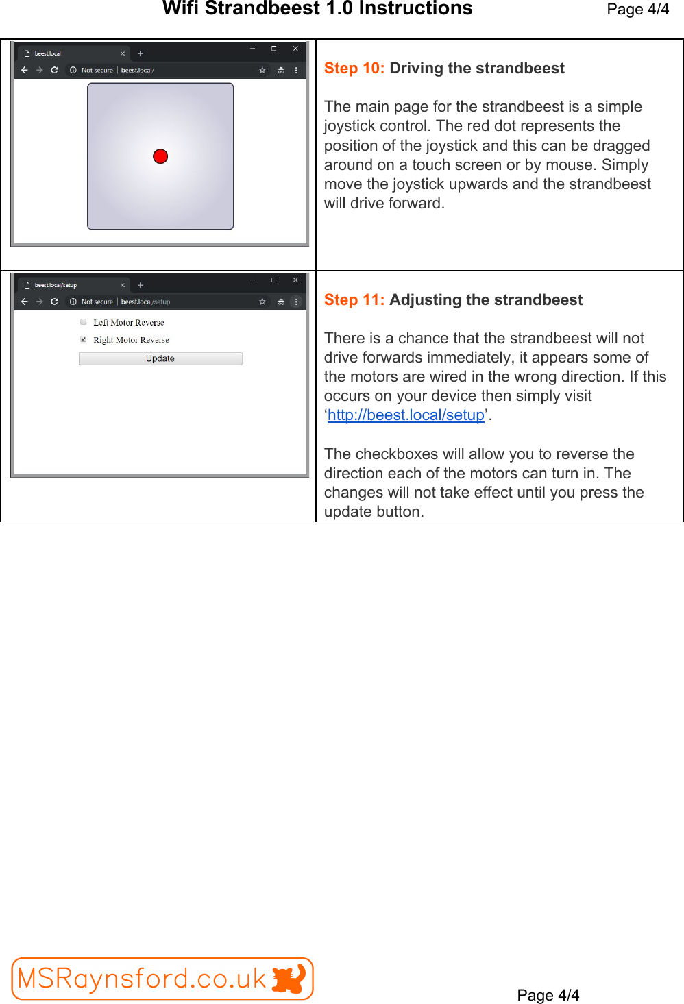 Page 4 of 4 - Wifi Strandbeest Instructions