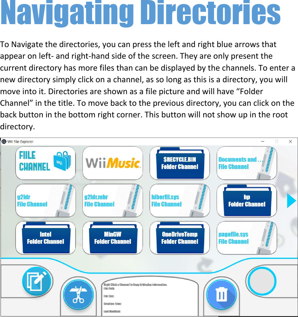 Wii File Manager Manual
