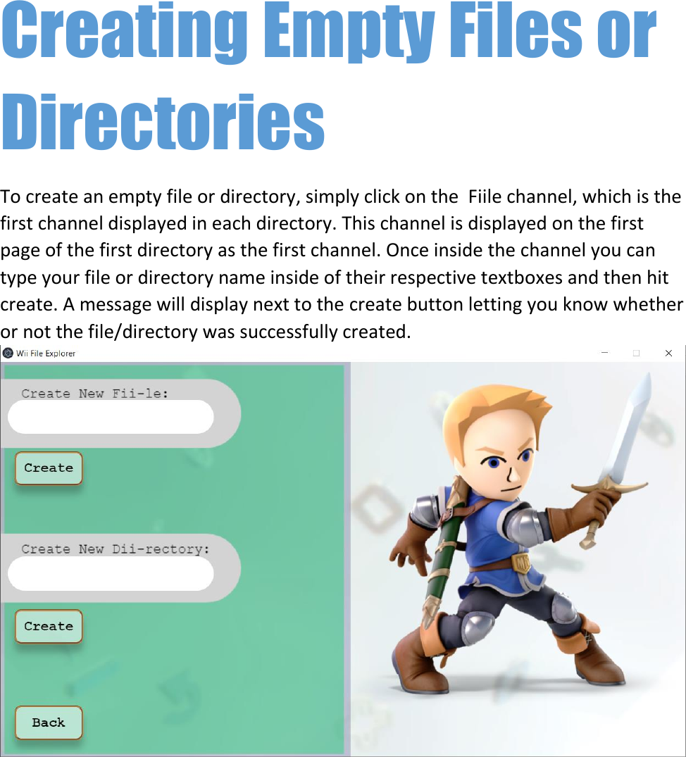 Wii File Manager Manual