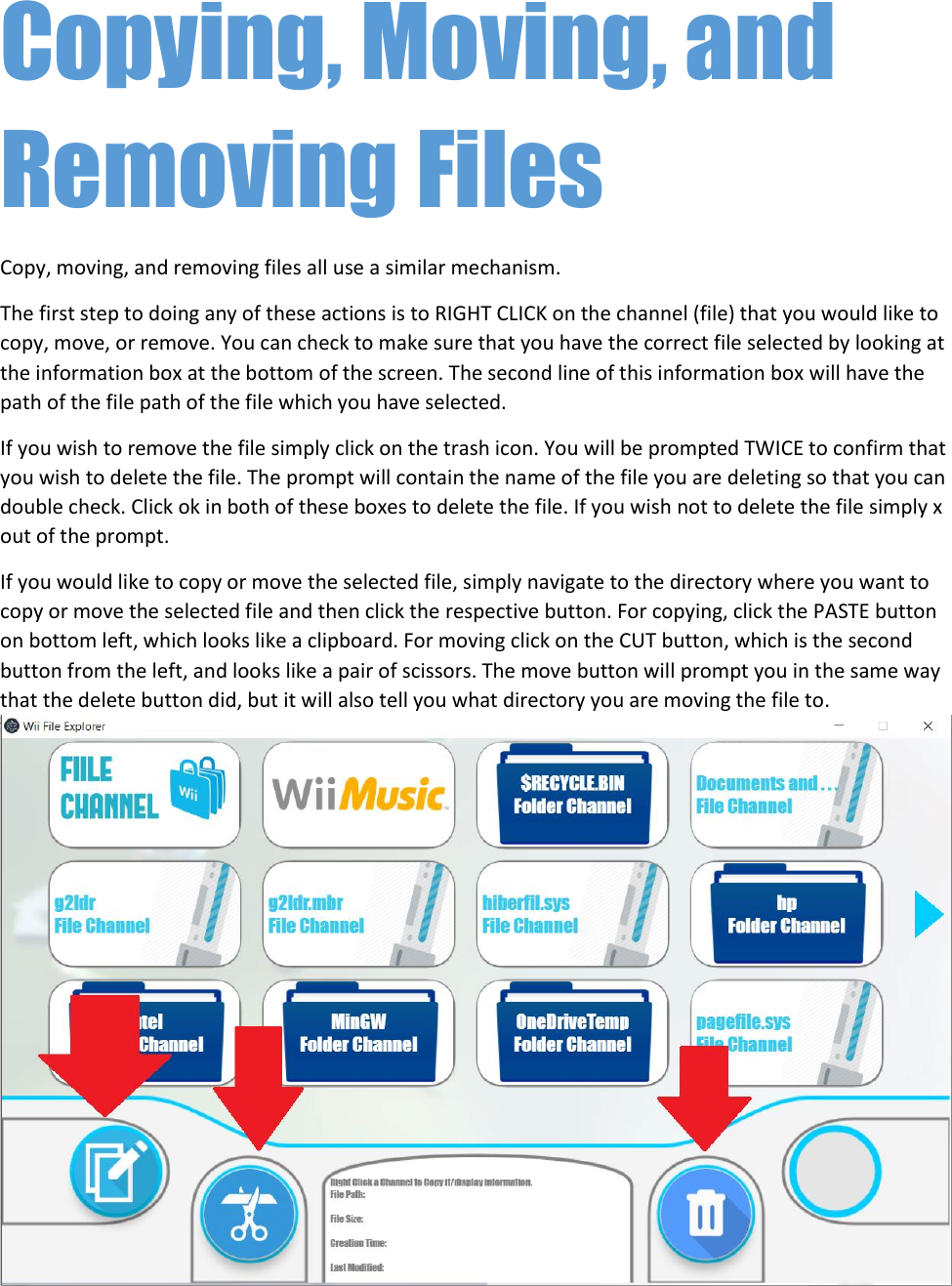 Wii File Manager Manual