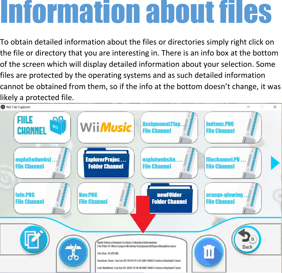 Wii File Manager Manual