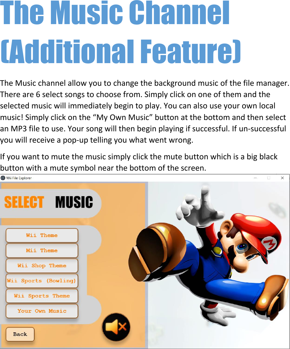 Wii File Manager Manual