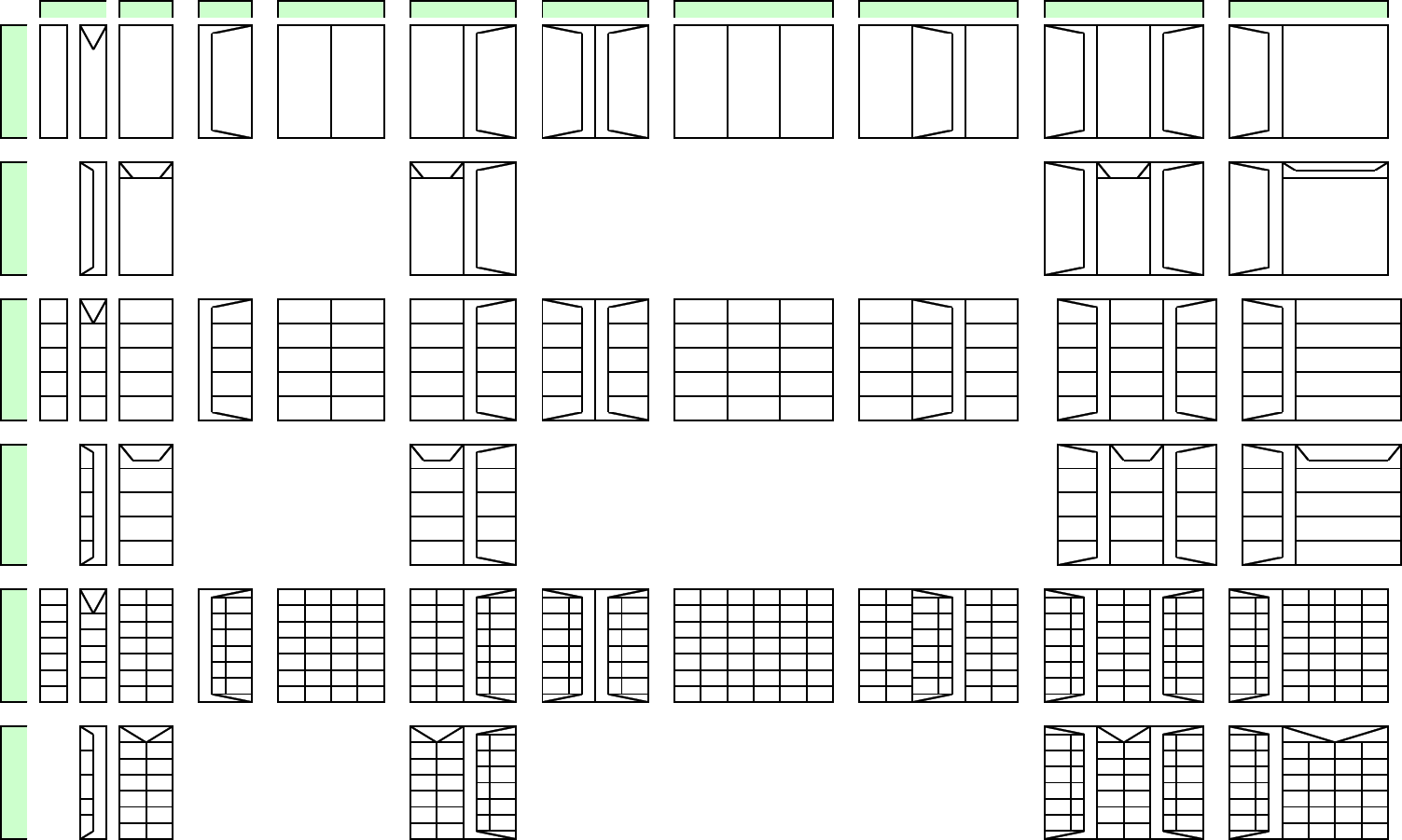 D11F Window Sizes Staal