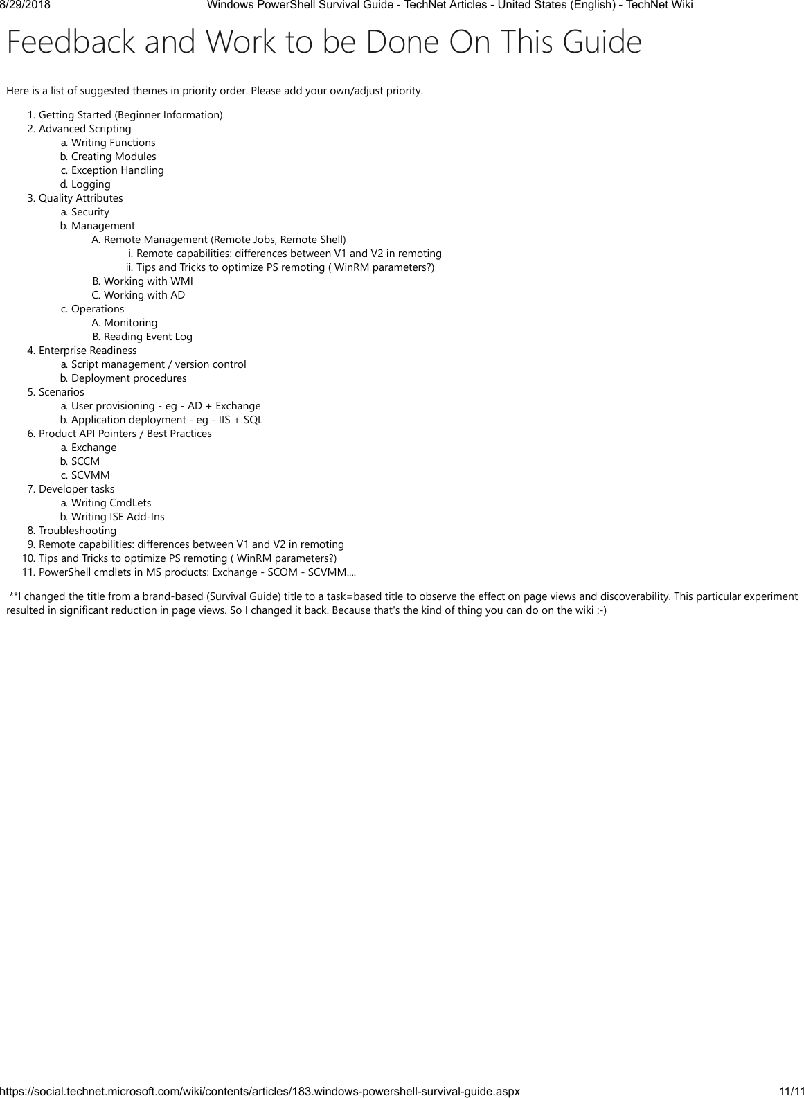 Page 11 of 11 - Windows Power Shell Survival Guide - Tech Net Articles