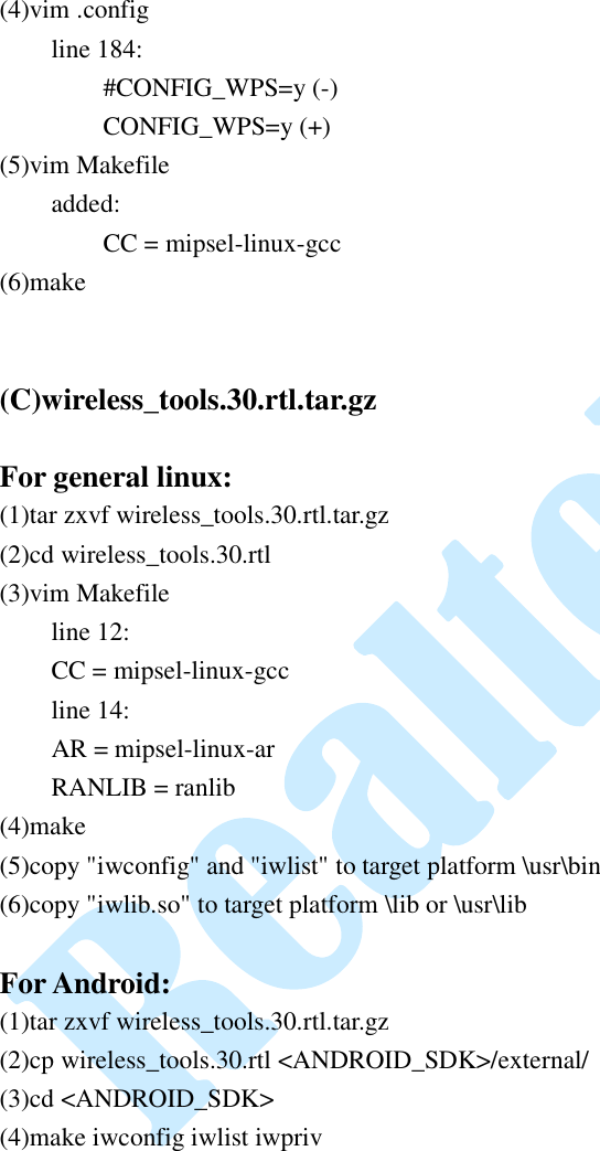 Page 2 of 2 - Wireless_tools_porting_guide Wireless Tools Porting Guide