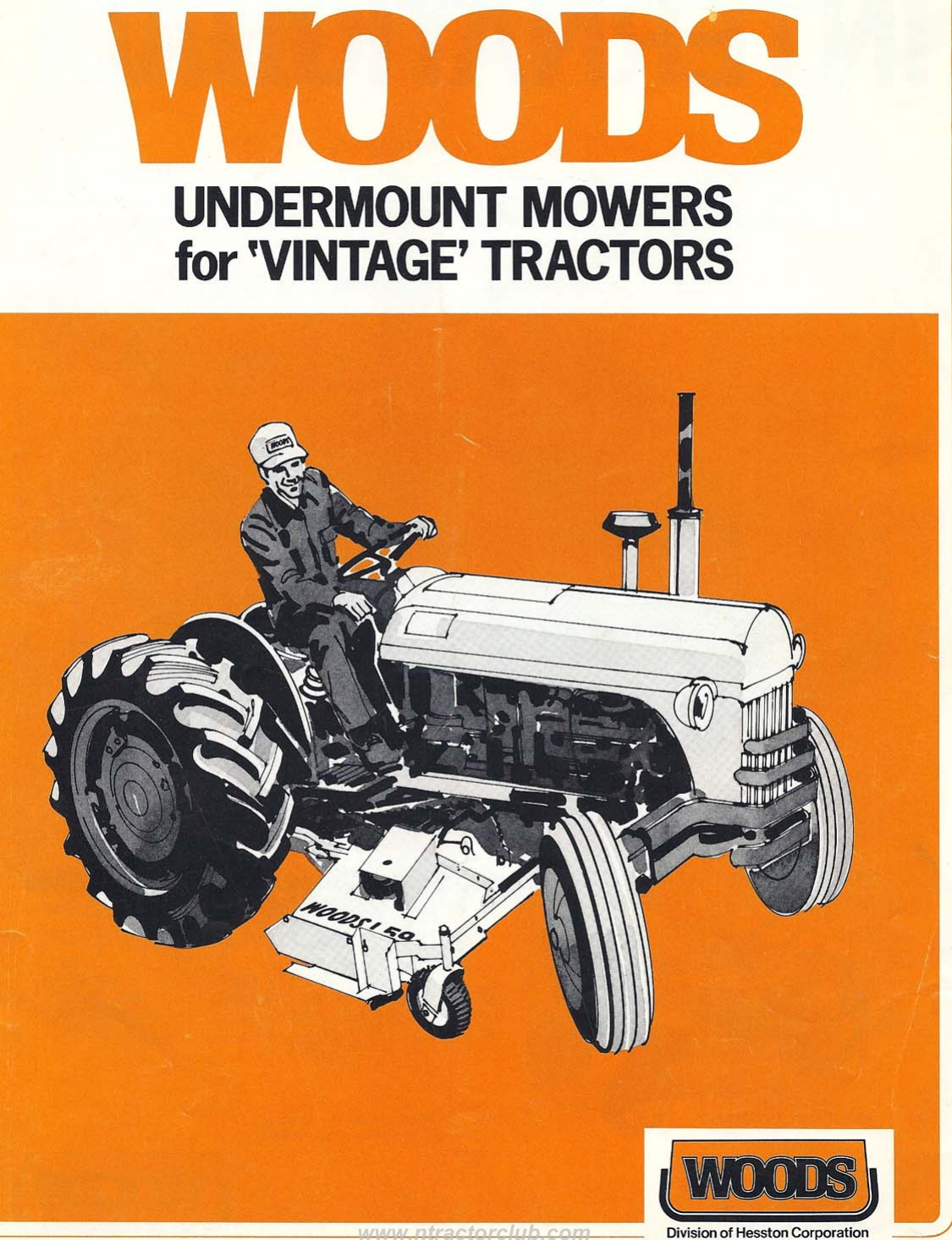 Page 1 of 6 - Woods Undermount Mowers For 'Vintage' Tractors  !! Vintage - Ad Brochure