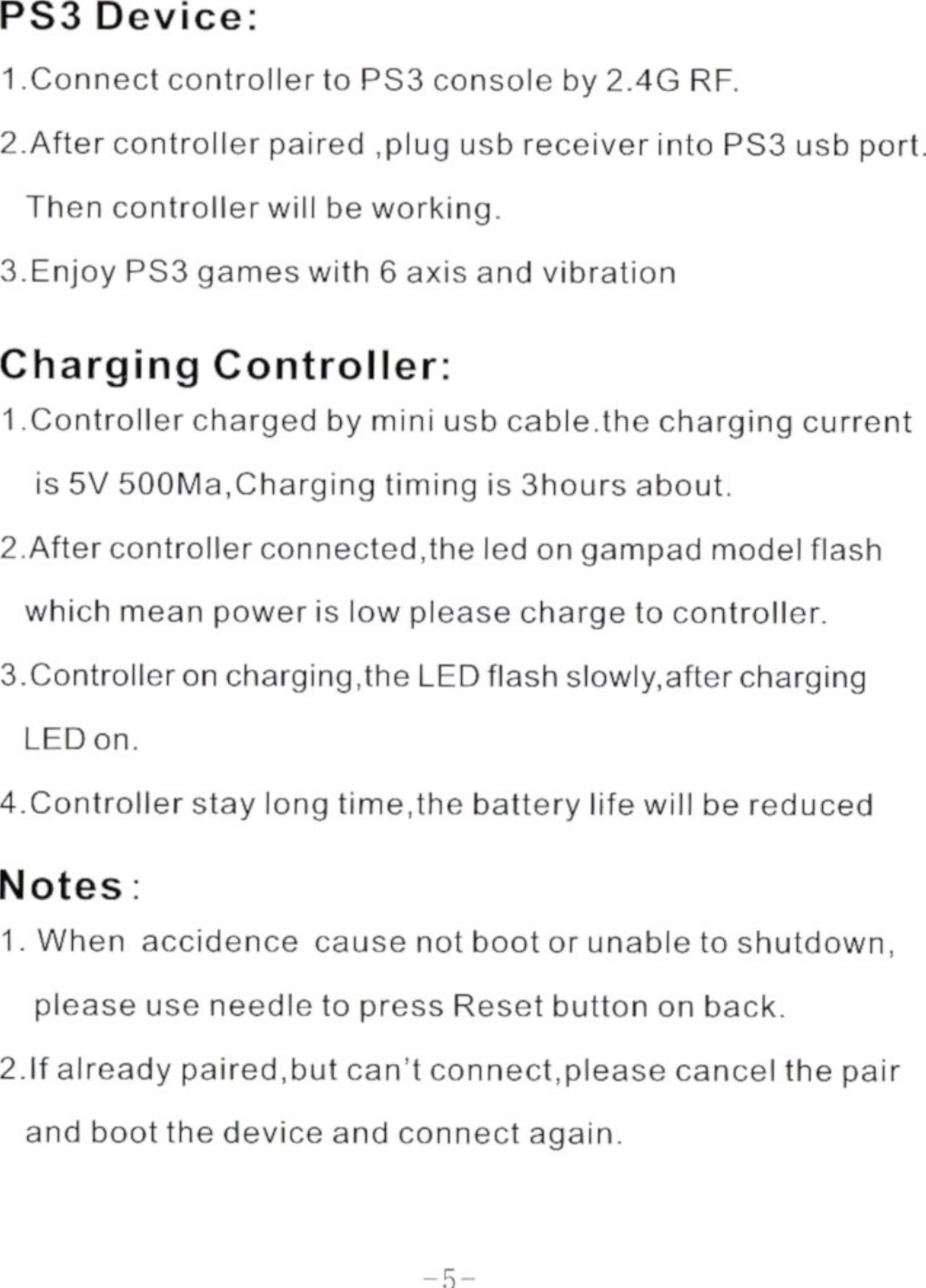 Page 6 of 7 - X9 Gamepad User Manual - ME TV Solutions