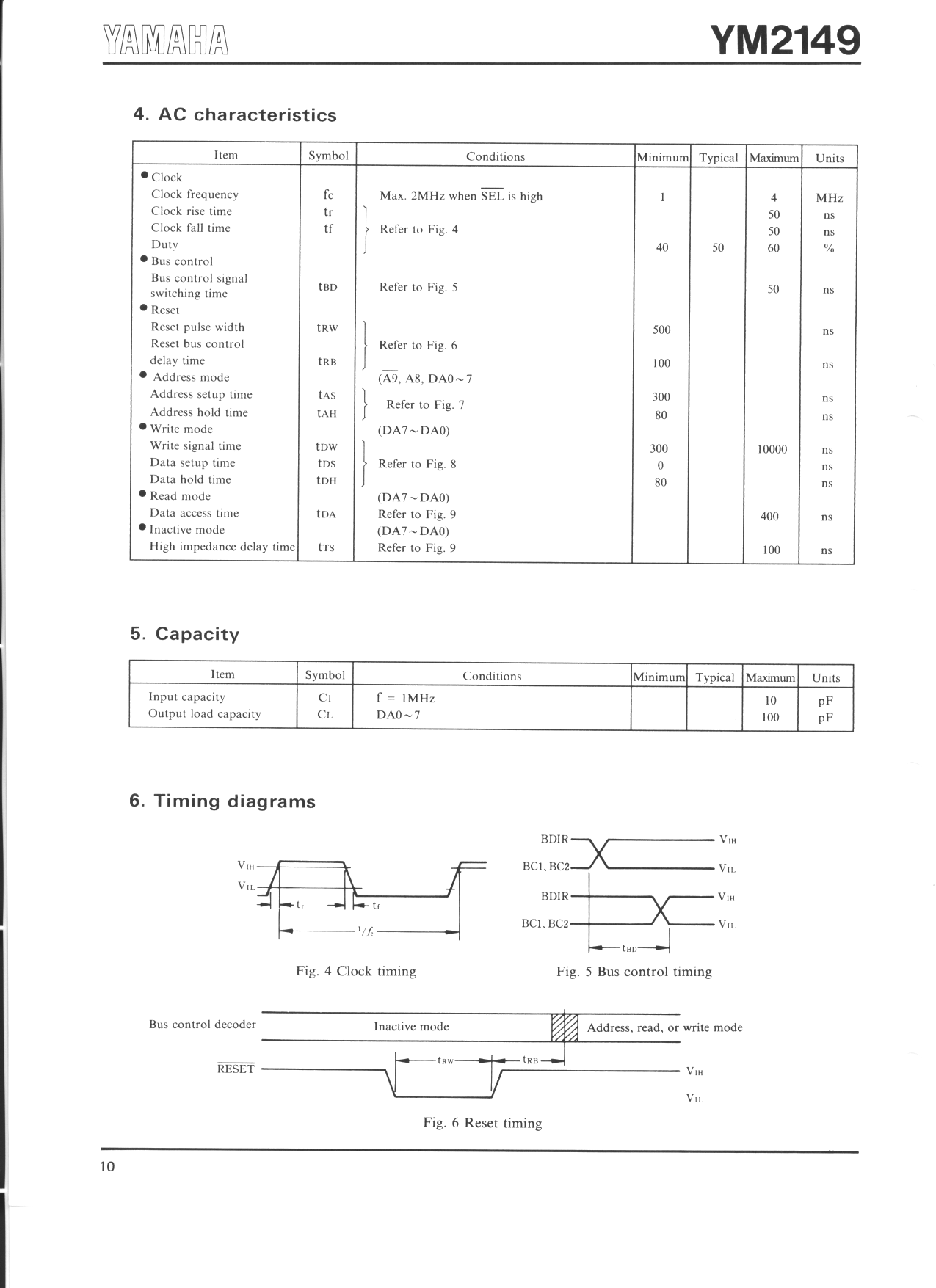 Page 10 of 12 - YM2149 - Manual